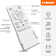 52 In. Indoor White Ceiling Fan With Integrated LED Light Kt, Remote Control Included