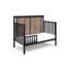 Lit de bébé convertible 4en1 Connelly - noir / noyer rétro-155834964
