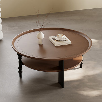 French style retro round home coffee table