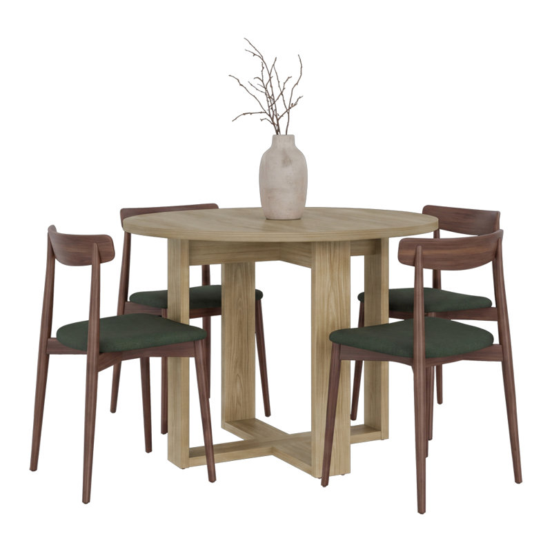 Table de salle à manger Nora, table de salle à manger moderne pour la cuisine et la salle à manger