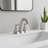 Bathroom Sink Faucet with Pop-Up Drain and 2 Handles-120650240