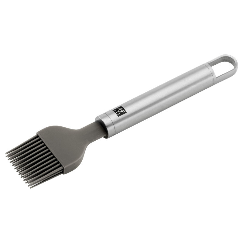 Brosse à pâtisserie en acier inoxydable Pro 18 cm 18/10, argent