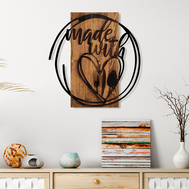 Decorative Wooden Wall Accessory