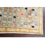 Tapis unique en laine noué à la main beige et orange nouvel âge 3 pi 4 po x 4 pi 8 po Hamond