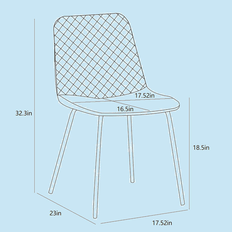 Chaise d'appoint en velours Acesen, Noir, Or