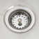 Sink Basket Strainer, Stainless Steel Body and Basket, Rubber Stopper w/ Metal Post