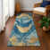 Premium Machine Washable Maag AMF1786 Swirls Rug