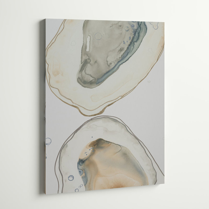 «Ocean Oysters II», reproduction sur toile, H 48 po x l 36 po x P 1 po, Toile tendue, No Frame