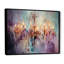 «Chandelier Impressionistic Splendor Pointillism», reproduction d'art sur toile-1314957795-1314957823