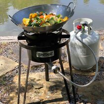 Bayou Classic Outdoor Fish Cooker With Cast Iron Fry Pot - 14w - 10 psi  (B159)