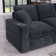 Bondilla Corner Sectional Sofa With Cupholder Console, Corner Table With USB Port And Ottoman