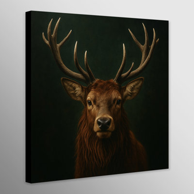 Majestic Stag Wall Art - Canvas Framed Print