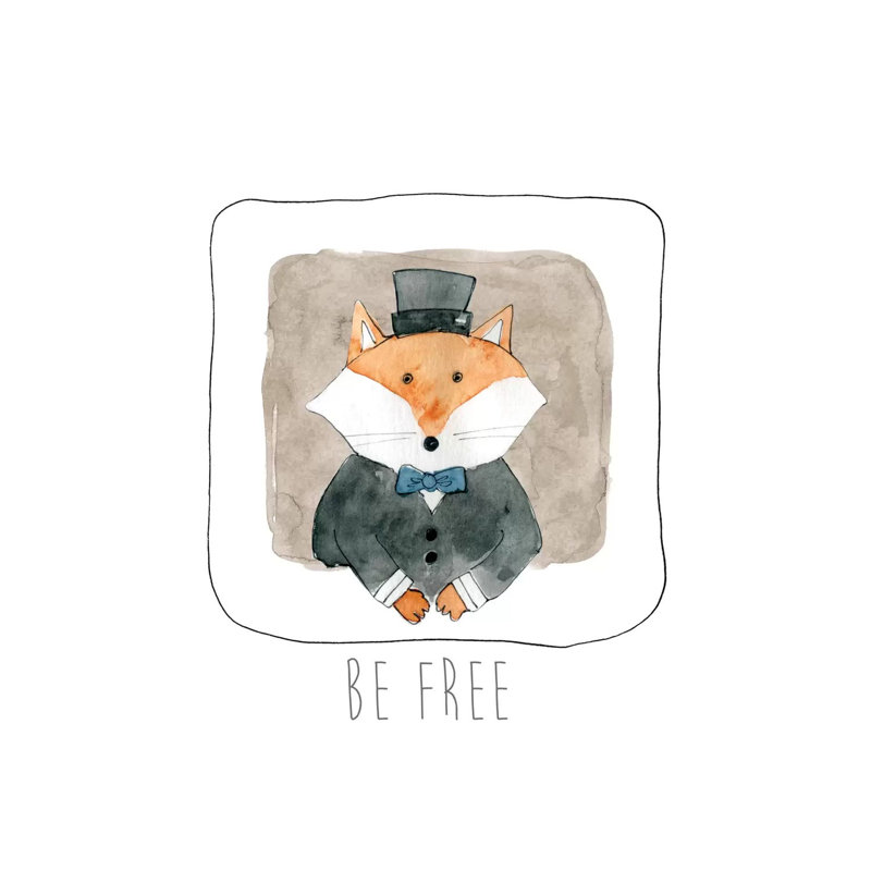 Be Free by Carol Robinson - Wrapped Canvas Print, 30.48 cm H x 30.48 cm W