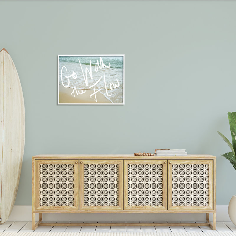 «Kaniel Go with the Flow Expression Beach Tide» par Daphne Polselli - impression, H 24 po x l 30 po