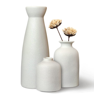 Ensemble de 3 vases en céramique