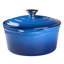 Living and Home Non-Stick Cast Iron Round Dutch Oven with Lid-123286303-123286305