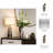 Sculptural Metal Table Vase for Home Decor - Decorative Flower Vase Accent for Living Room, Bedroom, or Shelf Display - Silver & Black-1659589195-1659589192