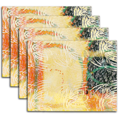 Napperon abstrait en polyester
