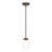 Mini luminaire suspendu 1 lumière avec double verre suspendu-90149189