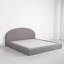Linen Bed Frame With Headboard-1252488291-1252488293