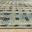 Tapis rayé beige / bleu Rayan Abstrat Etchings-1405856234