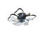 Ventilateur de plafond 19,7 pouces avec lumières avec télécommande de style papillon moderne, ventilateur de chambre à coucher, de salon, de minuterie, silencieux, préféré des enfants-1850700687