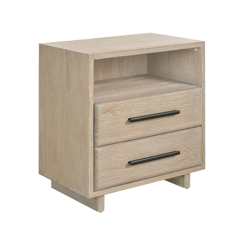 Modern 2 - Drawer Nightstand, Gray