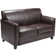 Hercules Junkersfeld 52" Modern LeatherSoft Upholstered Reception Loveseat