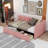 Masakatsu Upholstered Linen Blend Daybed-261921704