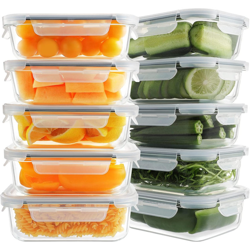 Deardra 22oz. Glass Food Storage Container