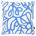 Blue/White Abstract
