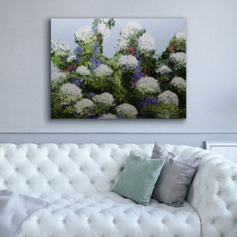 Epic Graffiti 'Mum's Garden'  by Allan Friedlander Canvas Wall Art, 54" x 40", 40" H x 54" W