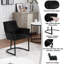 46.5cm H Velvet Upholstered Upholstered Back Cantilever Chair-94702030