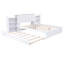 Grand lit plateforme avec bibliothèque Alexandros par Winston Porter