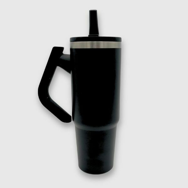 Grande tasse à vide 30 oz avec poignée ajustable