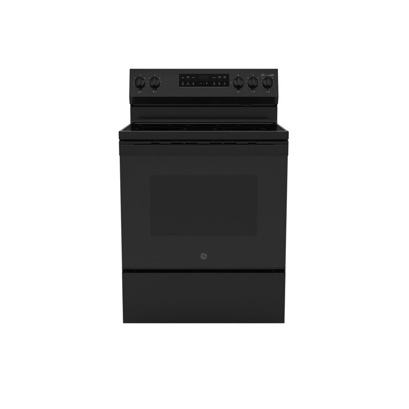 GE® 30" Free-Standing Electric Range, Black