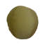 Oreiller rond vert Qiviut-134255469