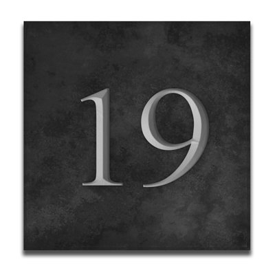 Velia 17.78cm H Stone House Number