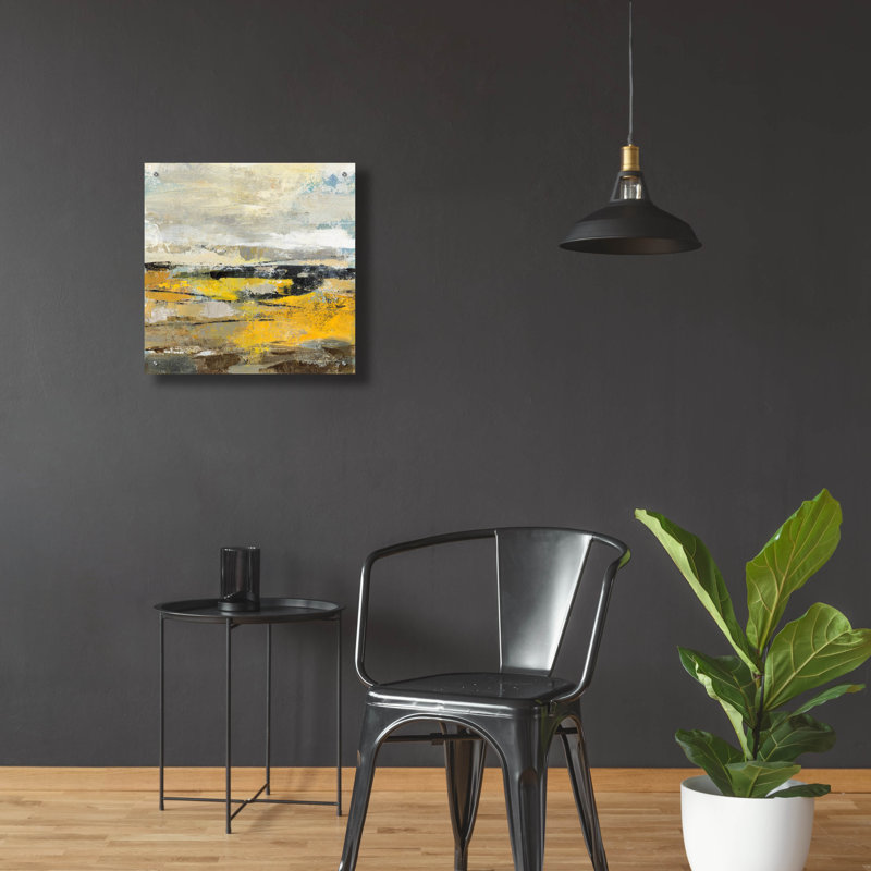  «Avant le printemps 2» par Silvia Vassileva, art mural en verre acrylique, 24 po x 24 po, H 24 po x l 24 po