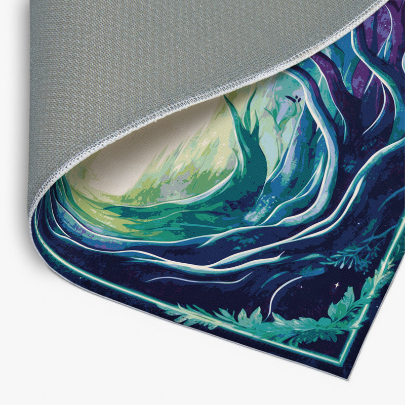 Tapis intérieur et extérieur Forest's Embrace, Rectangulaire 8 pi x 10 pi