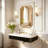 24" X 36" Solid Wood Frame Rounded Corner Decorative Mirror, Mirror For Bedroom, Bathroom, Living Room, Entryway-229831887-229831885