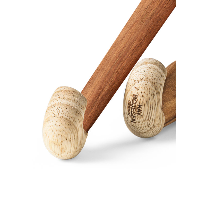 Monkey X DBU Man Monkey 2024 Teak/Limba, 3.7" H x 3.9" W x 1.6" D
