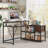 Reversible L -Shaped Computer Desk with Monitor Stand-301469166