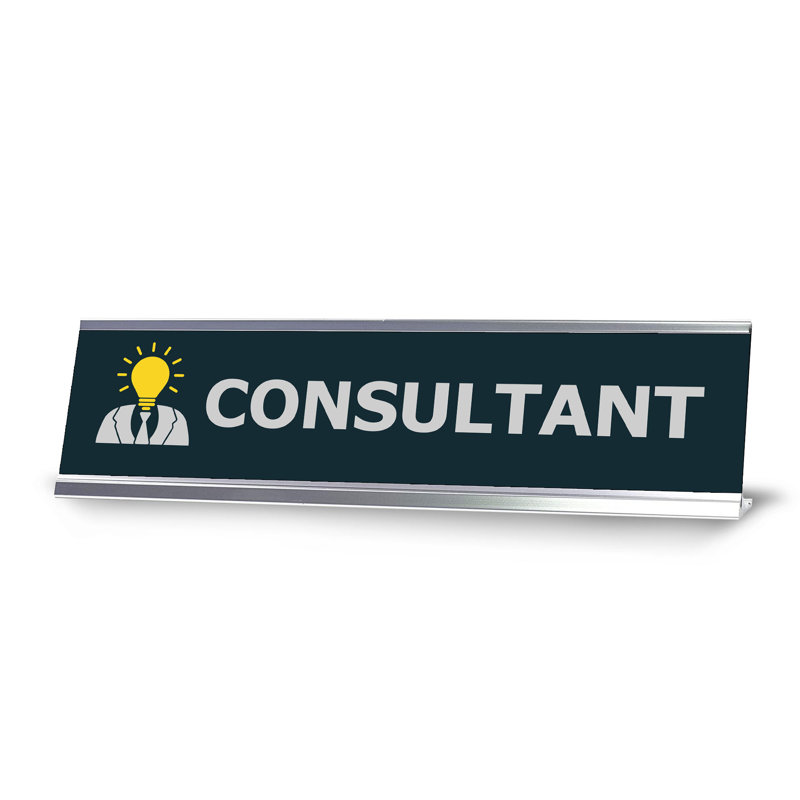 Enseigne de bureau d'expert-conseil