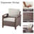 Outdoor Wicker Chairs Set With Cushions-1941472545