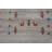 Silver Gray Striped Gabbeh Oriental Area Rug