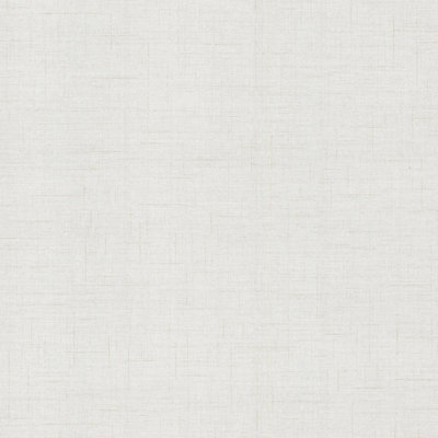Leon Off-White Faux Fabric Wallpaper