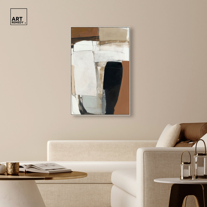 «Modern Loft I», reproduction d'art sur toile encadrée par Art Remedy, cadre argenté, 30 x 45, 46"H x 31"W, Silver Frame