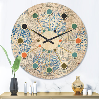 Horloge murale abstraite I