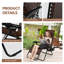 Chaise de patio pliante avec coussins Zechariah-1593786866